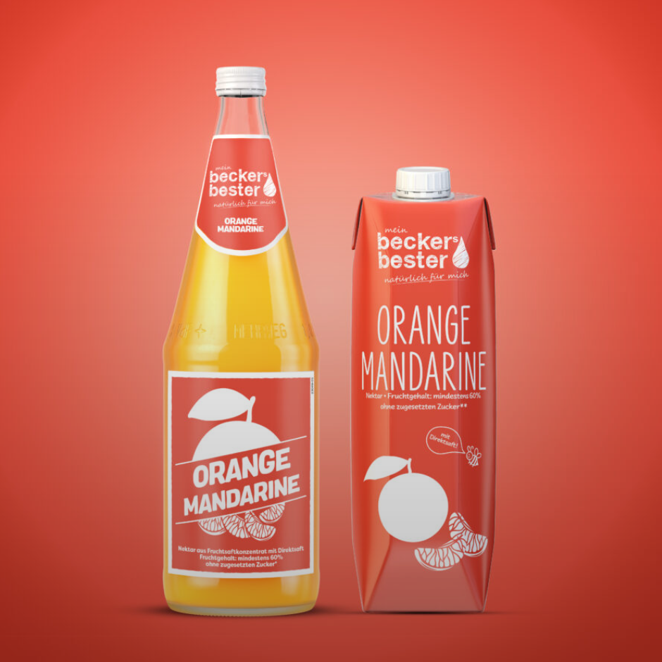 beckers bester präsentiert neuen Nektar Orange-Mandarine