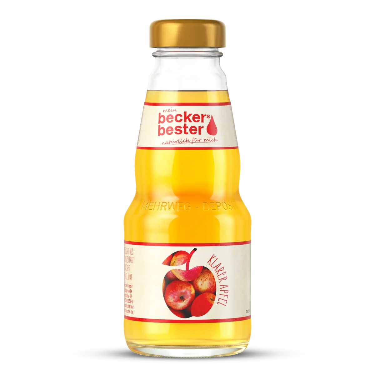 Produktfoto Klarer Apfel Mehrweg 0,2