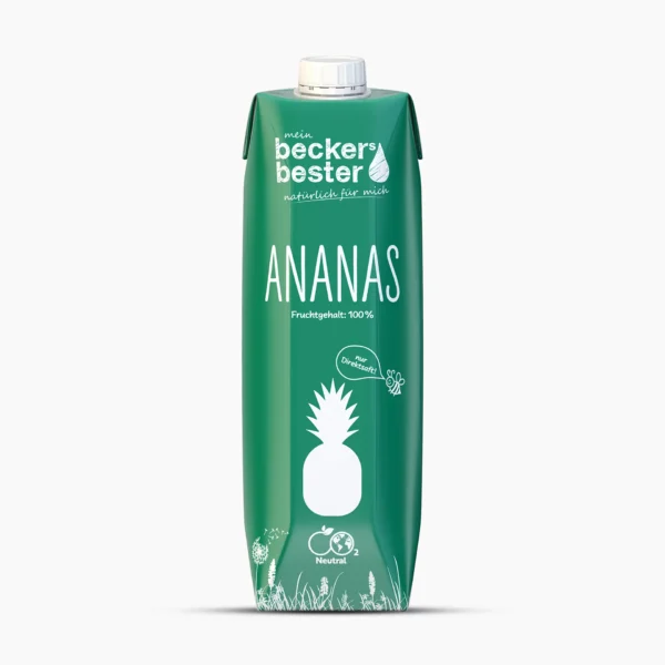 beckers bester: Ananas in der 1 Liter Tetra Pak Verpackung