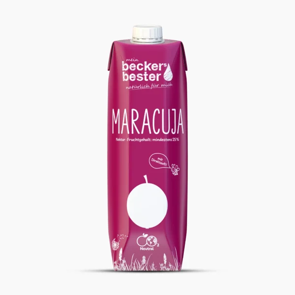 beckers bester: Maracuja in der 1 Liter Tetra Pak Verpackung